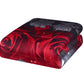 Closeout - 3D Print Red Rose Love All Season Comforter Set-Y28
