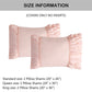 Closeout - Pack of 2 French Country Style Chic Ruffle Pillow Shams