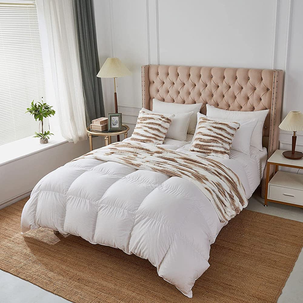 Set of 4 polyester blends well square throw pillow covers with inserts options (reversible sides) size 18"x18"