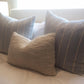 Striped Raw Silk Pillow
