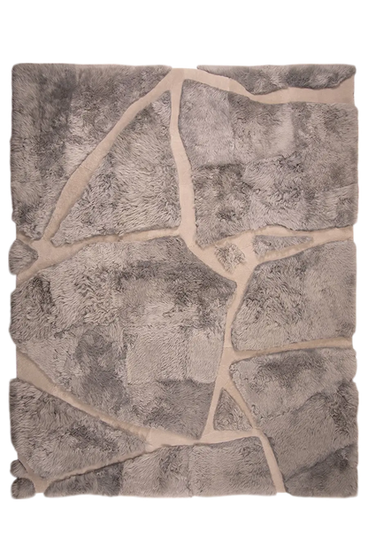 ARMOR High - Low Sheepskin Rug – Sculpted Texture in Custom Sizes
