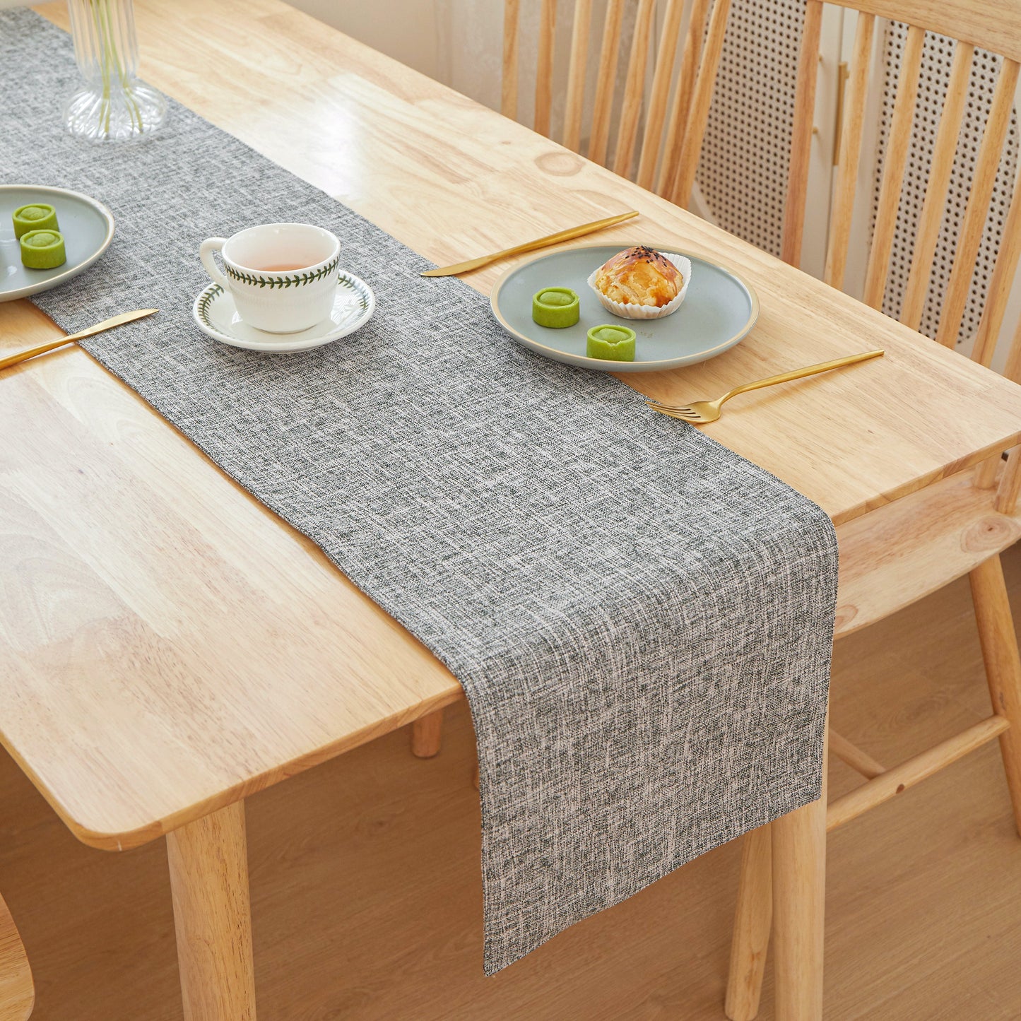 Table Cloth Flat Edges size 12"W x 71" L