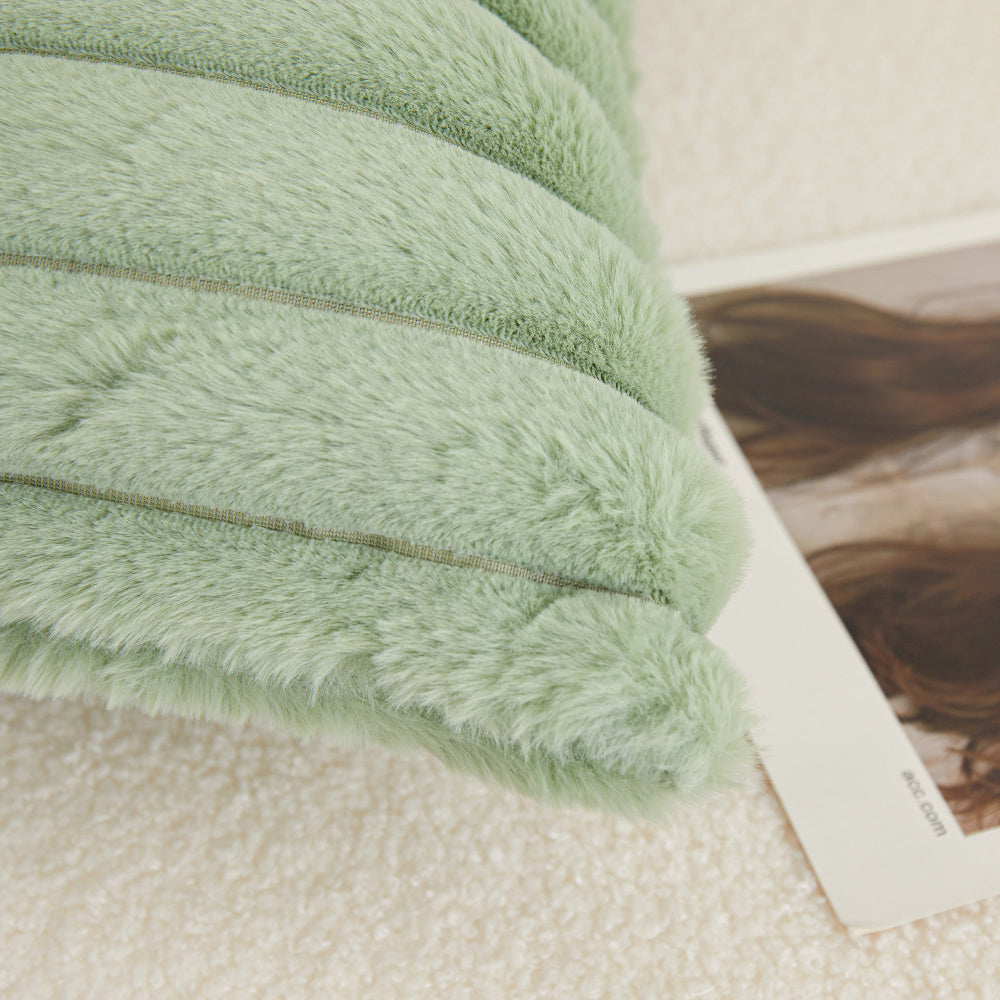 Pack of 2 Polyester Blend Throw Square Pillow Cover & 450g Insert reversible sides, removable cover size 18x18 inch