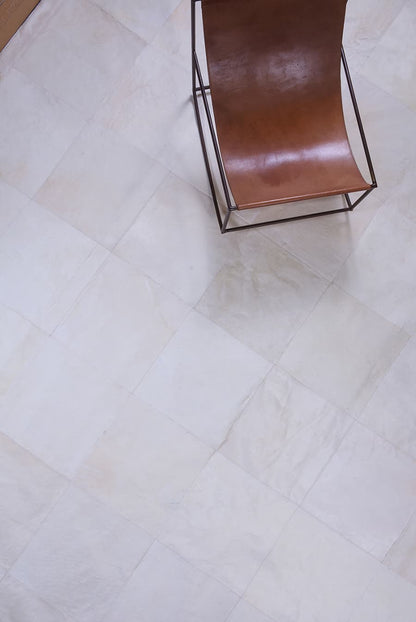 BLOCKS - Neutral Tone Cowhide Rug