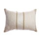 Natural Striped Linen Pillow