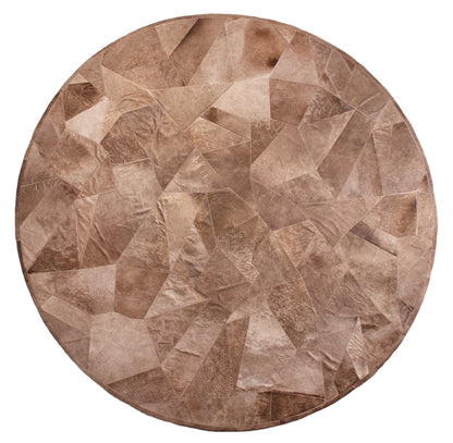 BROKEN ROUND - Patchwork Cowhide Rug