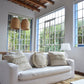 Bubble Boho Throw Pillow