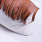Leather Fringes Pillow
