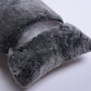 Shearling & Leather Lumbar Pillow