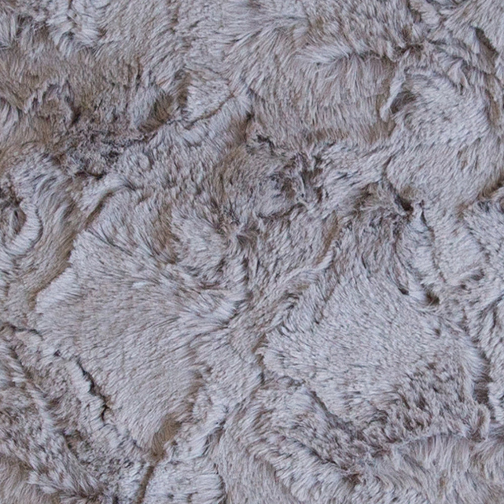 Set of 4 well mixed miss and match reversible sides furry throw pillows and 450g inserts 18"x18" square