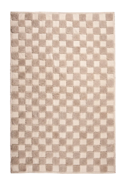 CHECKERED – High and Low Shearling Rug