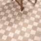CHECKERED – High and Low Shearling Rug