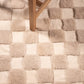 CHECKERED – High and Low Shearling Rug