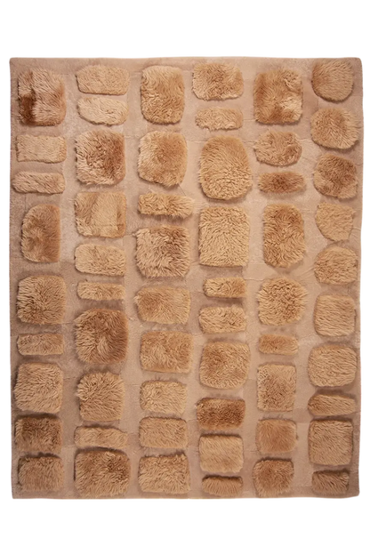 COBBLESTONE – Custom Sheepskin & Shearling Rug