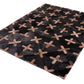CROSSES – Geometric Luxury Leather Rug for Designers