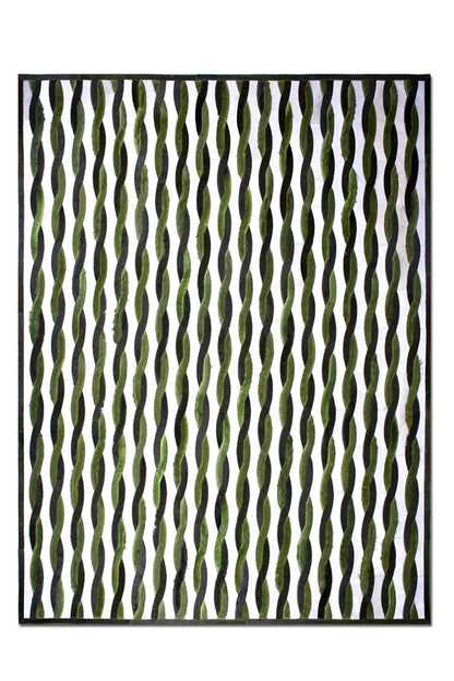 CHAINS - Custom Cowhide Rug for Designers