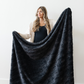 PATTERNED FAUX FUR XL THROW BLANKETS
