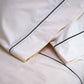 Cotton Piping Design Bed Sheet Set