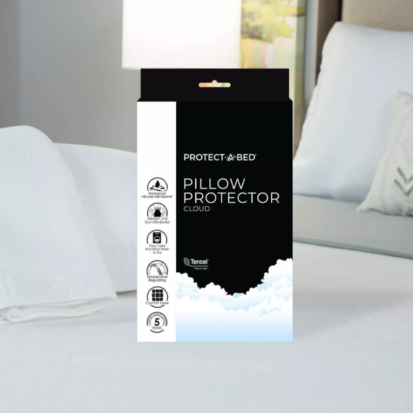 Cloud Zippered Pillow Protector (1pk)