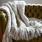 Clouds Chunky Knit Throw Blanket