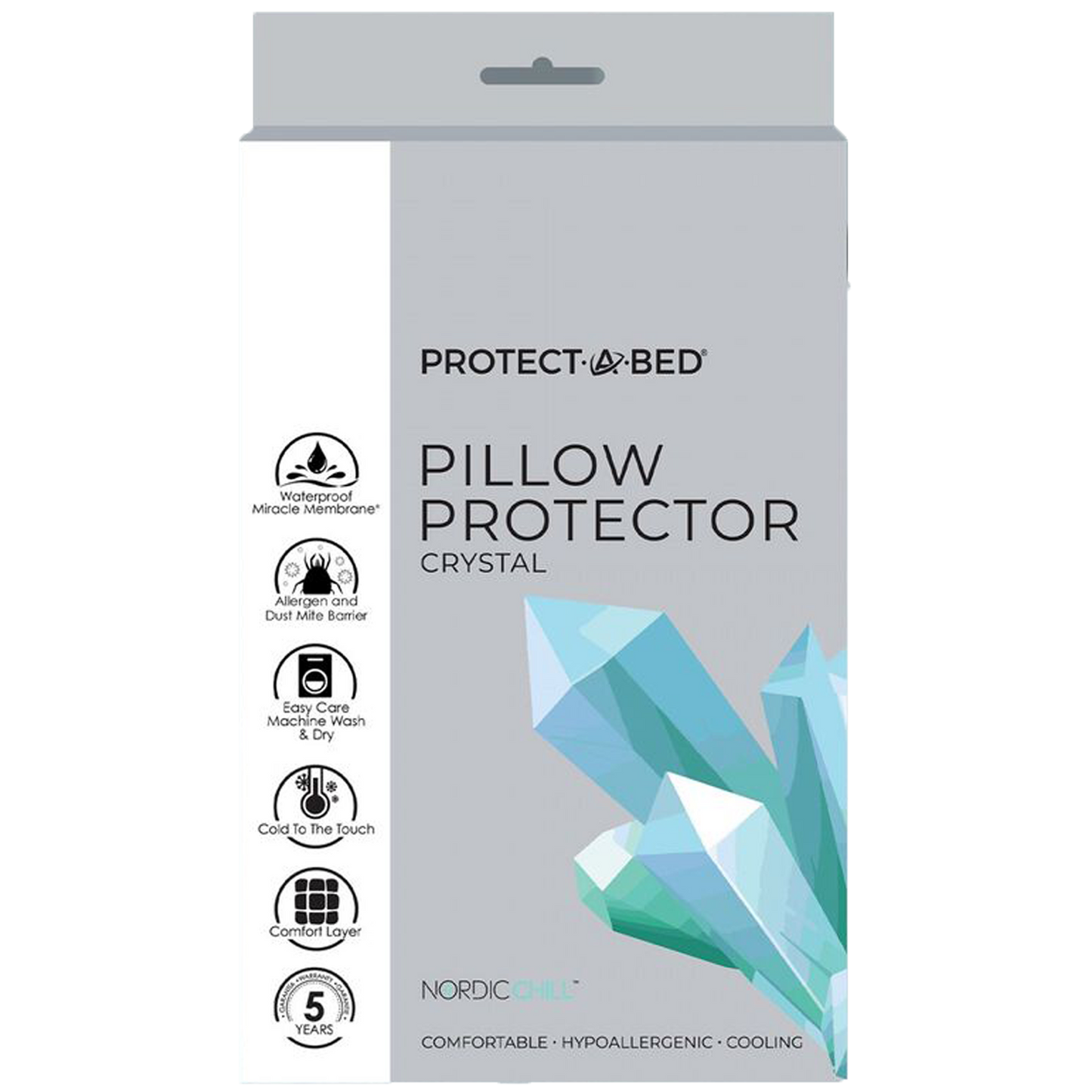 Crystal Zippered Pillow Protector (1pk)