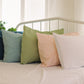 Crinkle Percale Organic Cotton Duvet Cover Set + Shams