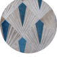 FLAME – Bold Lasered Luxury Rug in Premium Leather