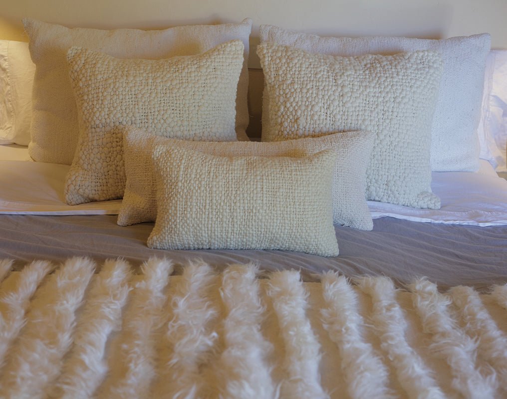 Flame Natural Wool Pillow