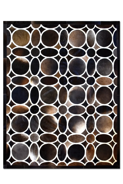 FLOWER – Designer Cowhide Carpet for Bedrooms