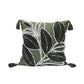 Tufted Leaf Decorative Throw Pillow with Tassels – Textured Cotton Cushion (With or Without Inserts) 18''x18'' set of 2