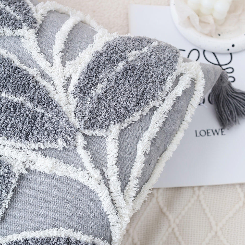 Aristocratic  Floral cotton Throw Pillow (With 450g Insert) 18"x18"