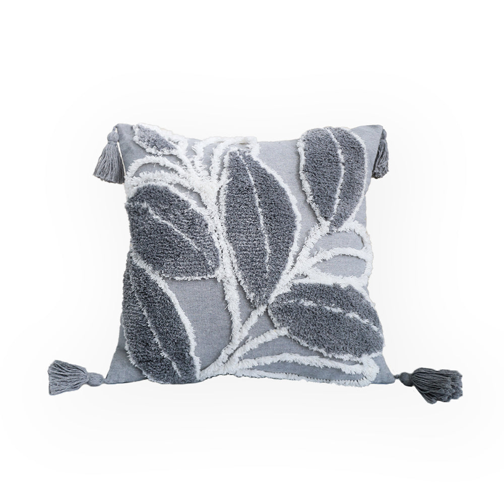 Aristocratic  Floral cotton Throw Pillow (With 450g Insert) 18"x18"