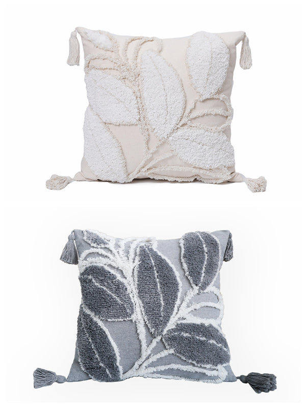 Aristocratic  Floral cotton Throw Pillow (With 450g Insert) 18"x18"