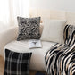 Combo Set of 4 Throw Pillow Covers AND Inserts mixed well styles one of each size 18"x18