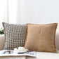 Combo Set of 4 Throw Pillow Covers AND Inserts mixed well styles one of each size 18"x18