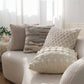 Combo Set of 4 Throw Pillow Covers AND Inserts mixed well styles one of each size 18"x18