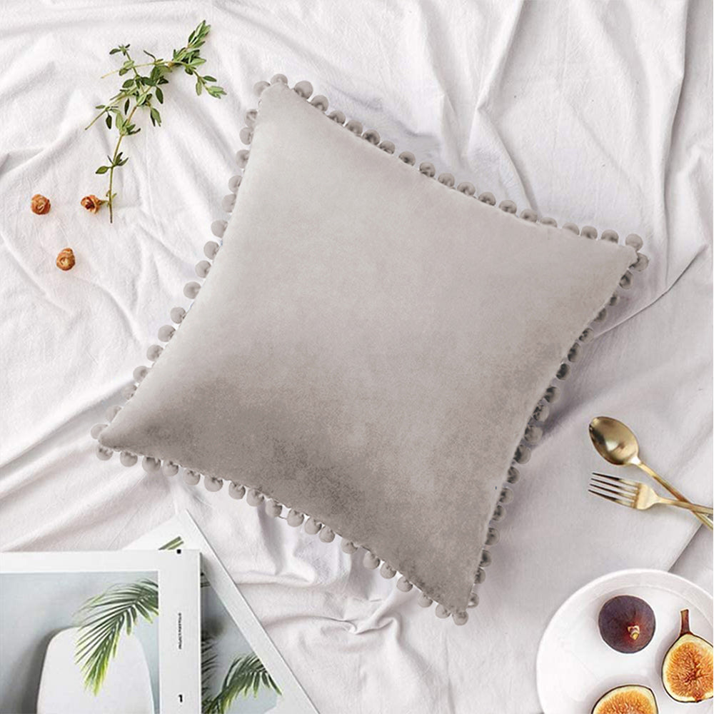 Square Velvet Throw Pillow cover and 580g Insert size 20"x20"