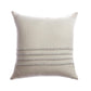 Merino Wool Striped Throw Pillow