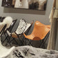 Sheepskin Long Hair Pouf
