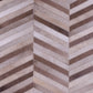 HERRINGBONE LONG – Large Patchwork Cowhide Rug