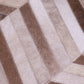 HERRINGBONE LONG – Large Patchwork Cowhide Rug