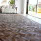 HERRINGBONE WIDE – Custom Patchwork Cowhide Rug for Interior Designers
