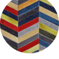 HERRINGBONE WIDE – Custom Patchwork Cowhide Rug for Interior Designers