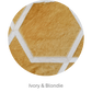 HEXAGON – Modern Patterned Rug in Organic Hide