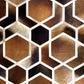 HEXAGON – Modern Patterned Rug in Organic Hide