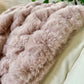 Blush Faux Fur Blanket - Large: 60"x72"