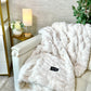 Ivory Faux Fur Blanket - Medium: 50"x60"