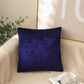 18"x18" luxe crushed velvet throw pillow | 15 colors rich luminous sheen | elegant solid accent | insert included