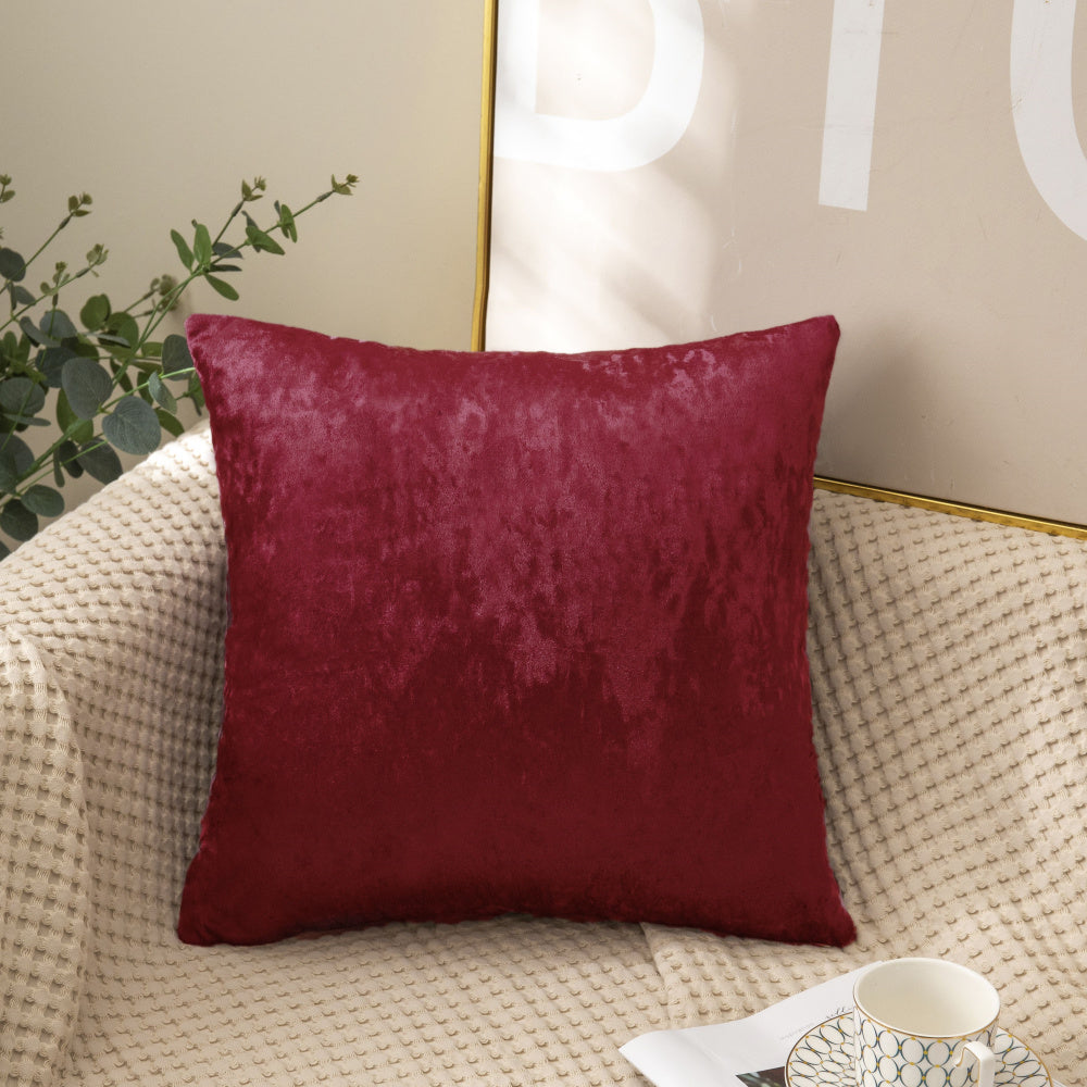 Set of 2  Velvet Home Decoration Throw Pillows (With or Without Inserts) size 18"x18'