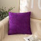 Set of 2  Velvet Home Decoration Throw Pillows (With or Without Inserts) size 18"x18'